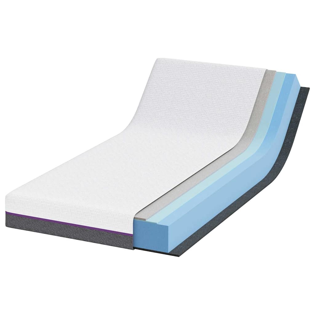 Colchão Branco, Cinza 90 x 190 cm Espuma