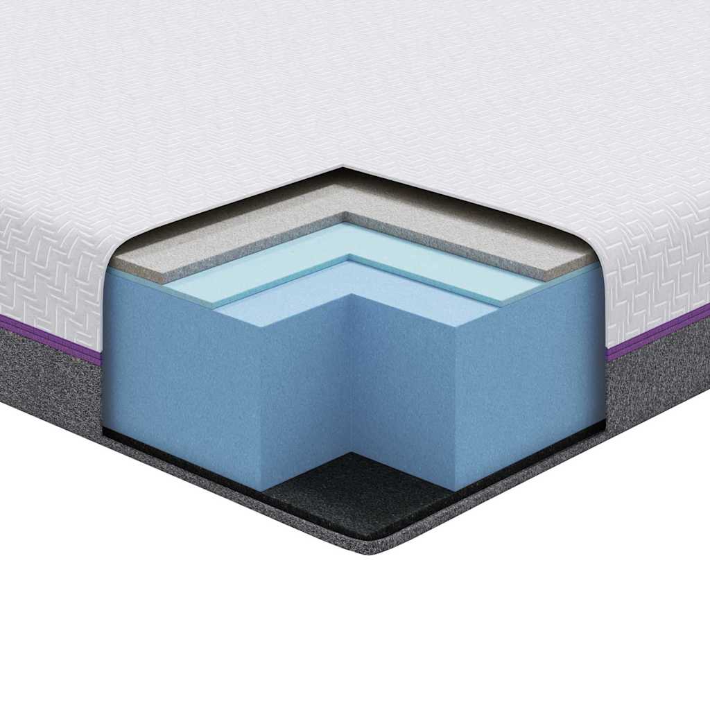 Colchão Branco, Cinza 120 x 200 cm Espuma
