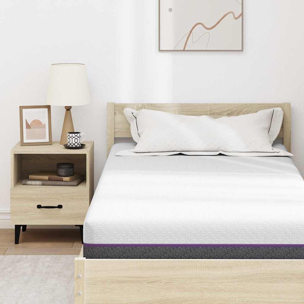 Colchão Branco, Cinza 120 x 200 cm Espuma