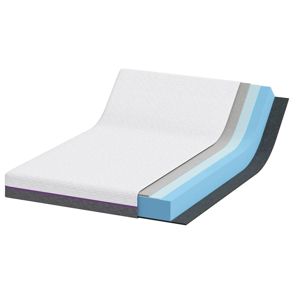 Colchão Branco, Cinza 160 x 200 cm Espuma