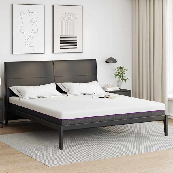 Colchão Branco, Cinza 200 x 200 cm Espuma