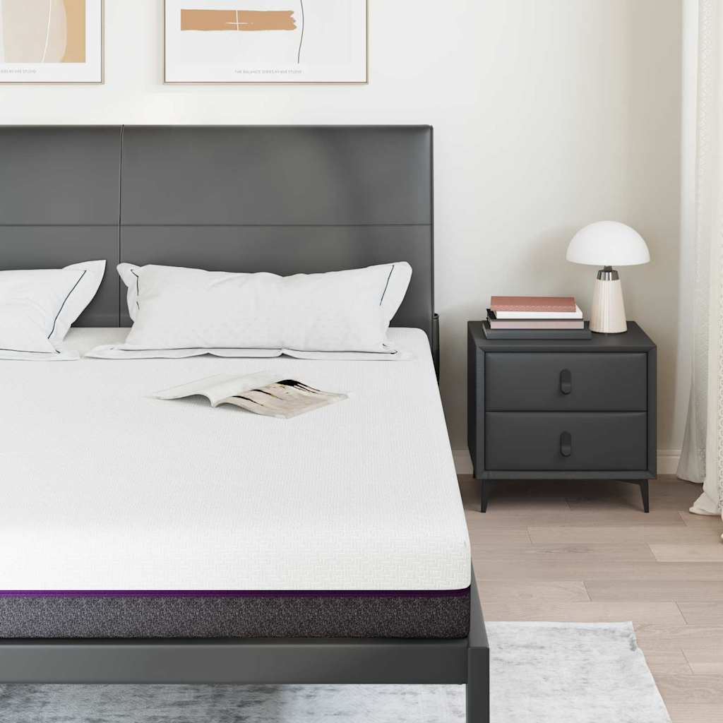 Colchão Branco, Cinza 200 x 200 cm Espuma