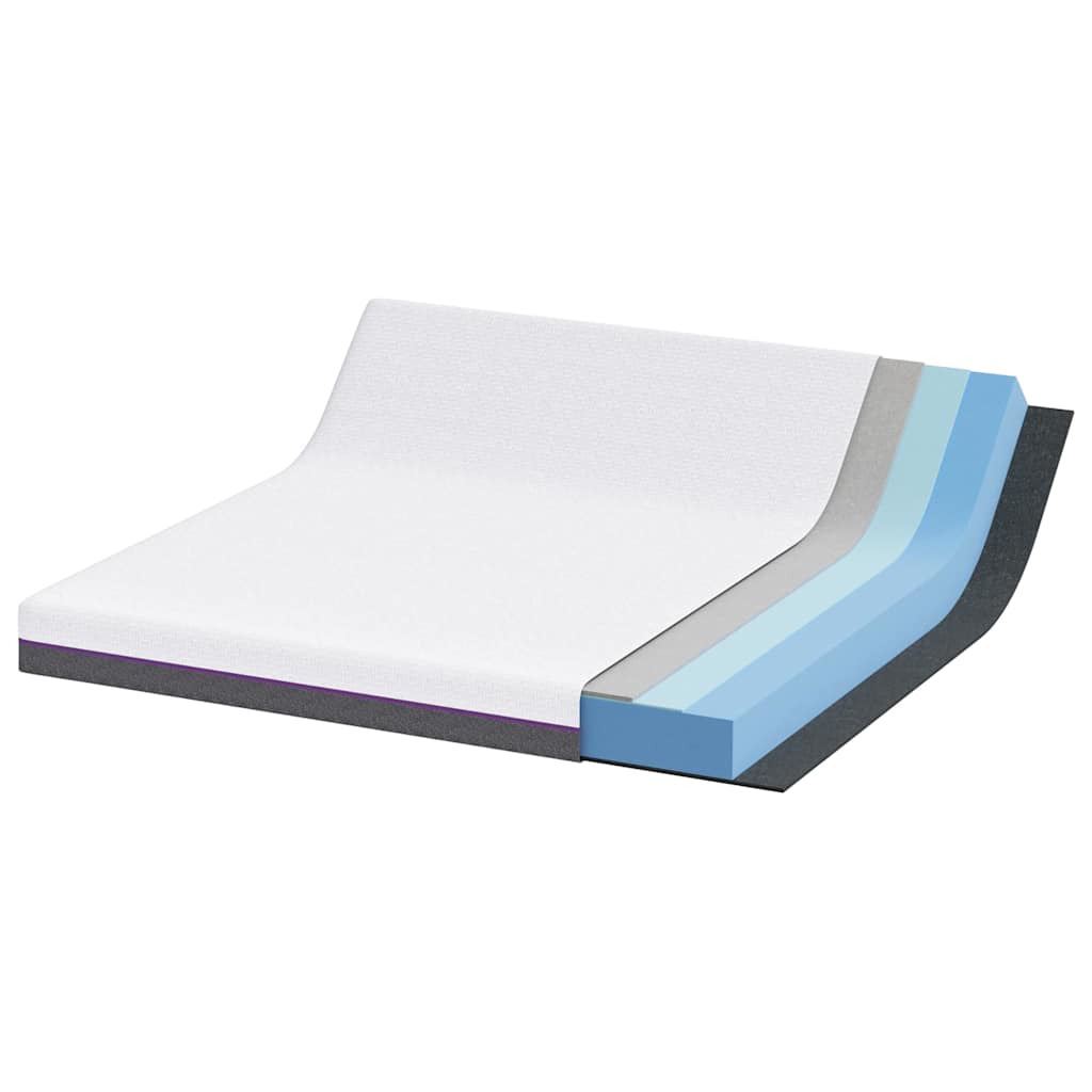 Colchão Branco, Cinza 200 x 200 cm Espuma