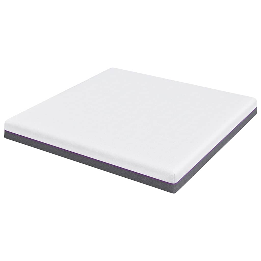 Colchão Branco, Cinza 200 x 200 cm Espuma