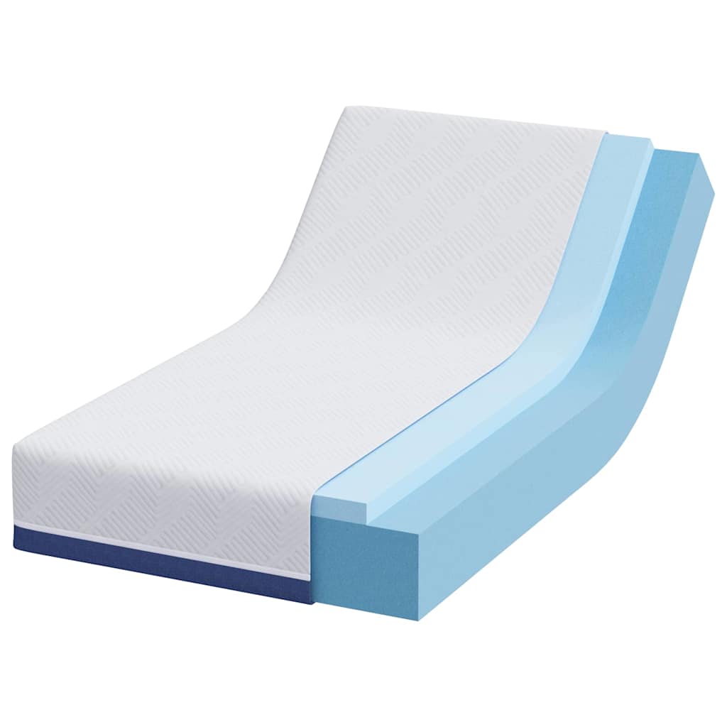 Colchão Branco, Azul 80 x 160 cm Espuma