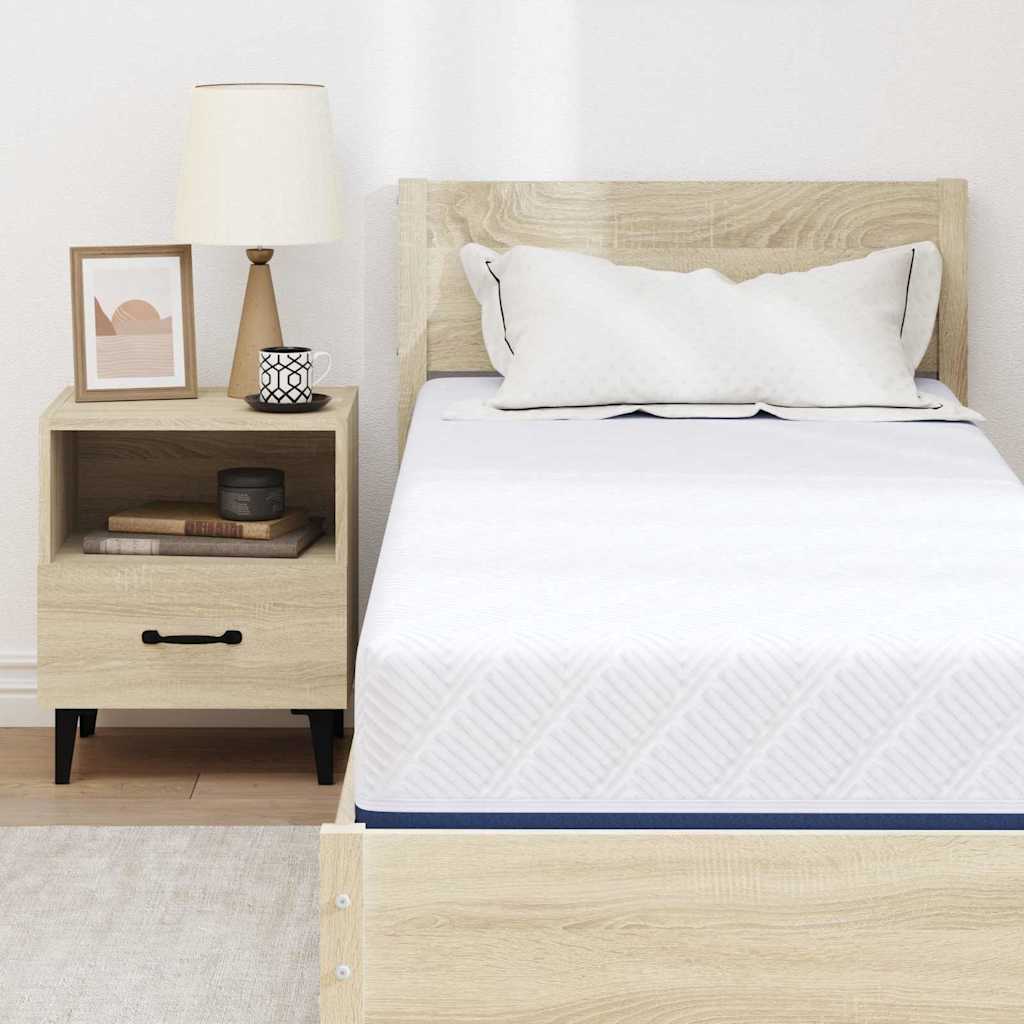 Colchão Branco, Azul 80 x 200 cm Espuma