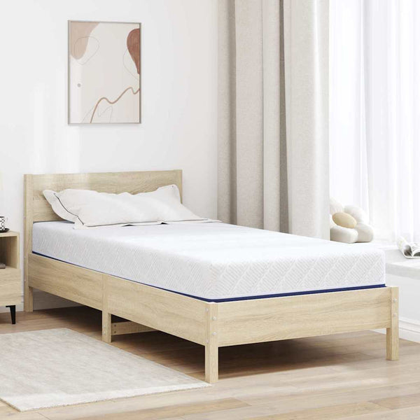 Colchão Branco, Azul 90 x 200 cm Espuma