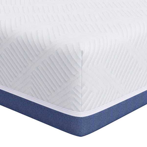 Colchão Branco, Azul 90 x 200 cm Espuma