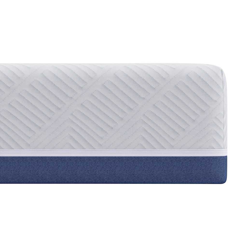Colchão Branco, Azul 100 x 200 cm Espuma