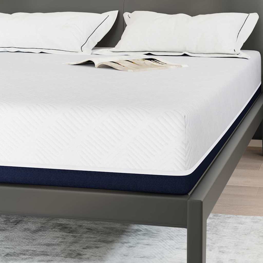 Colchão Branco, Azul 140 x 190 cm Espuma