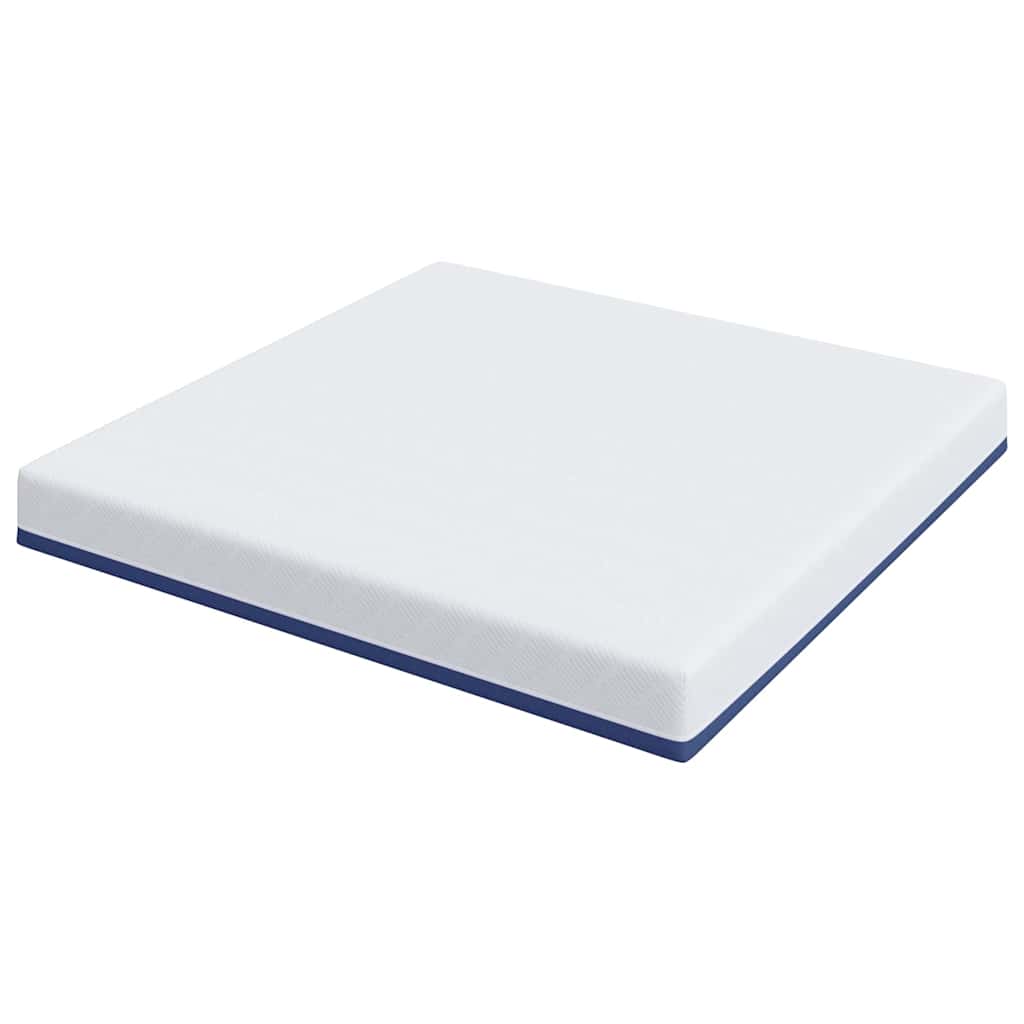 Colchão Branco, Azul 200 x 200 cm Espuma