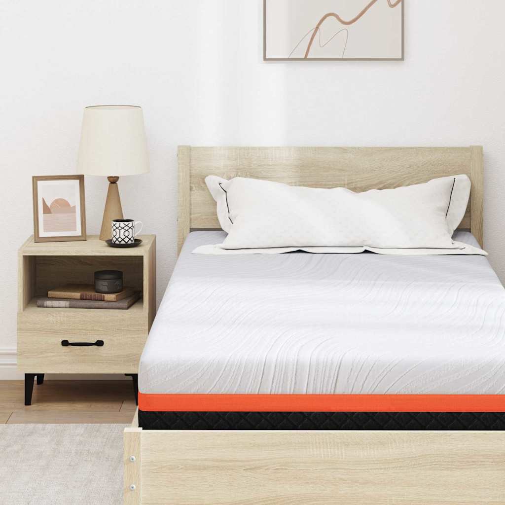 Colchão Branco, Cinza 100 x 200 cm Espuma