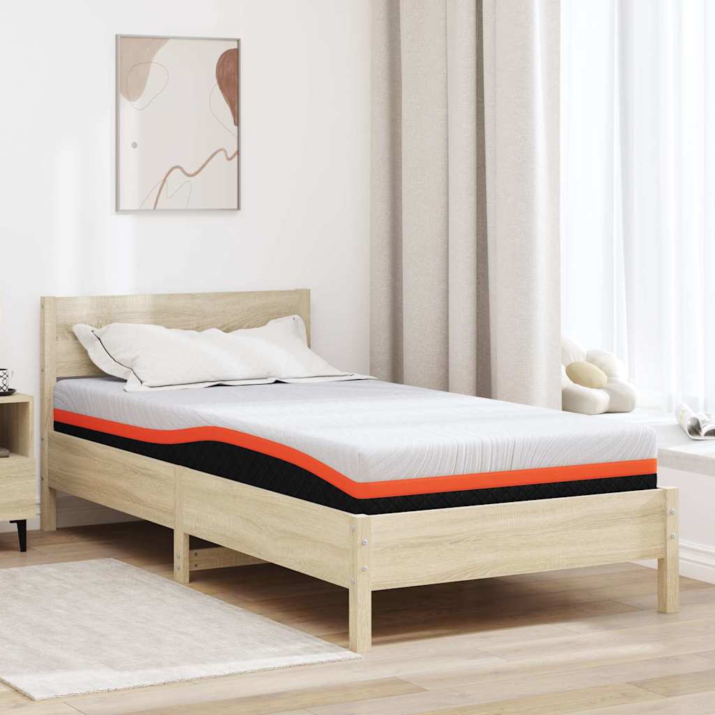 Colchão Branco, Cinza 100 x 200 cm Espuma