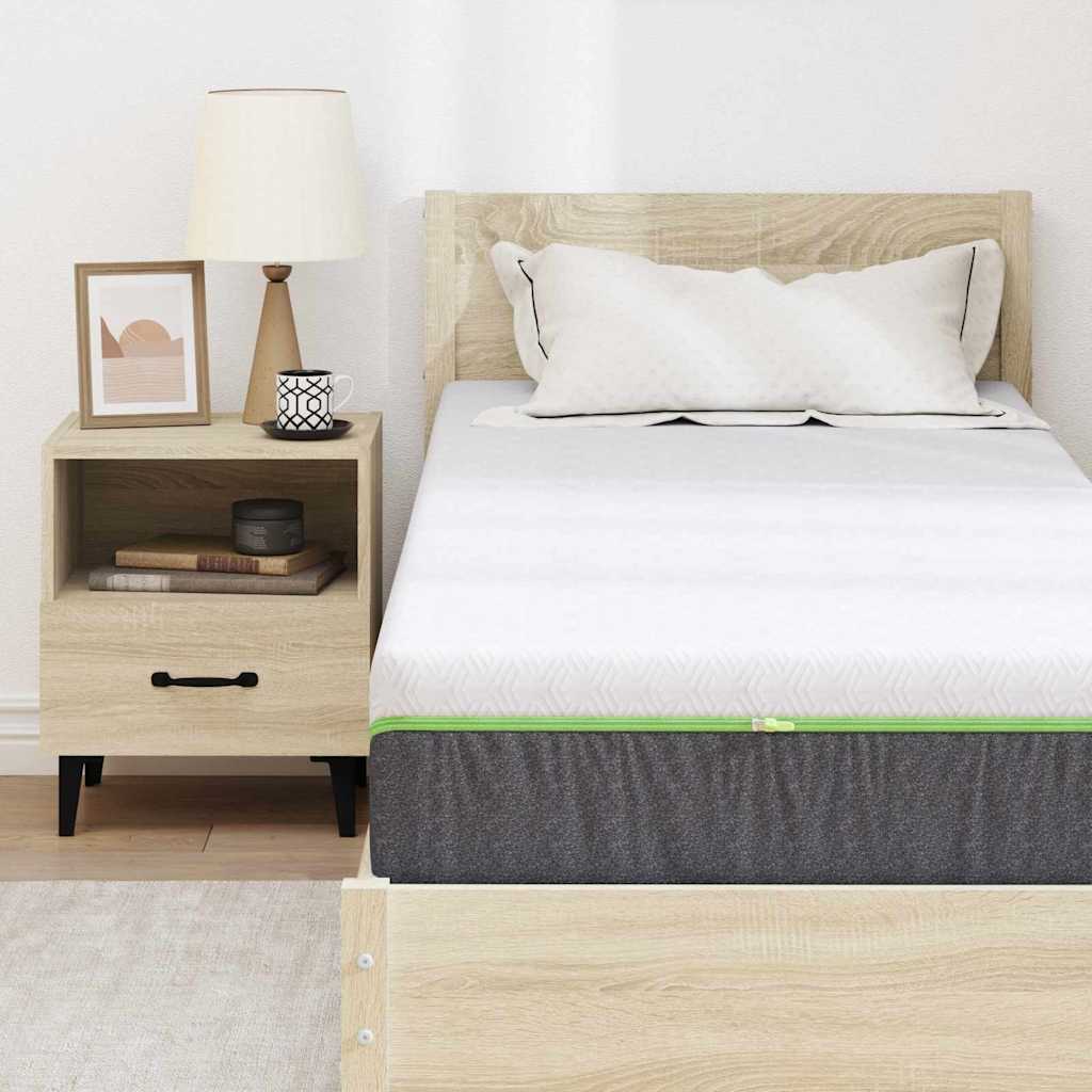 Colchão Branco, Cinza 80 x 200 cm Espuma