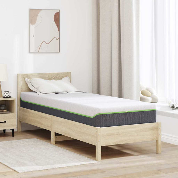 Colchão Branco, Cinza 80 x 200 cm Espuma