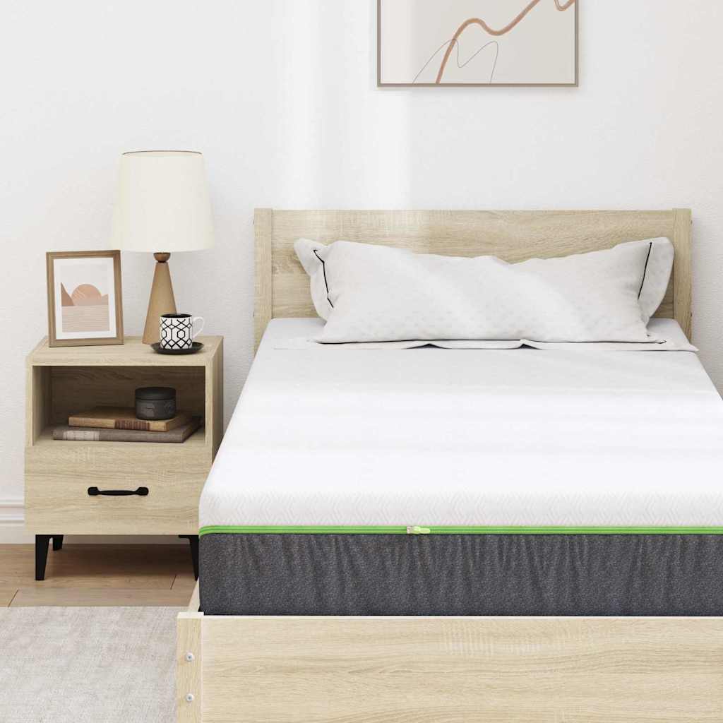 Colchão Branco, Cinza 100 x 200 cm Espuma