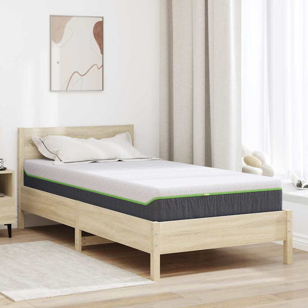 Colchão Branco, Cinza 100 x 200 cm Espuma