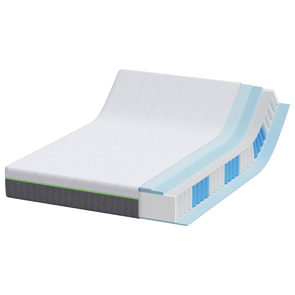 Colchão Branco, Cinza 140 x 190 cm Espuma
