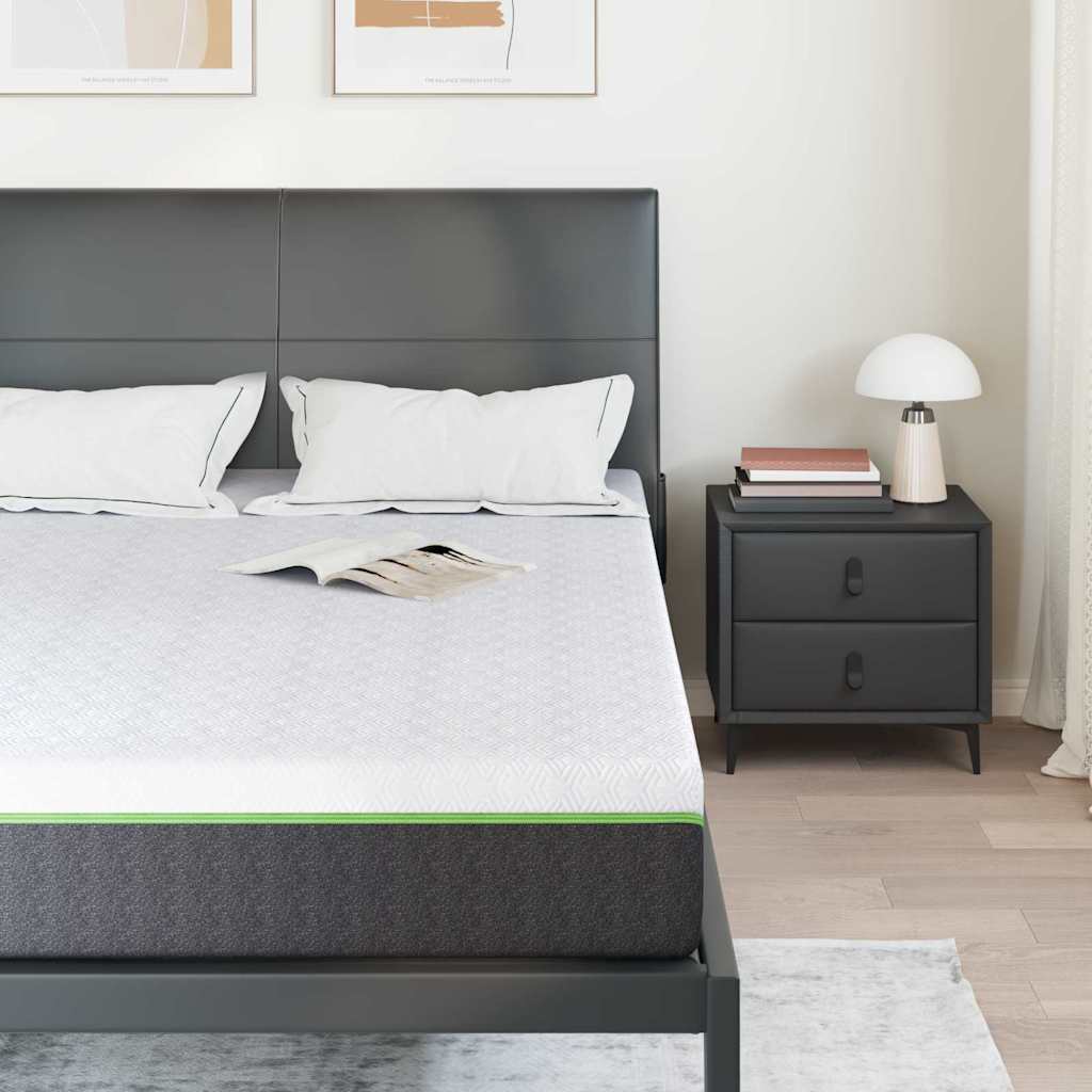 Colchão Branco, Cinza 140 x 200 cm Espuma