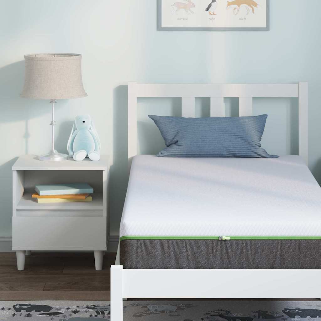 Colchão Branco, Cinza 80 x 160 cm Espuma