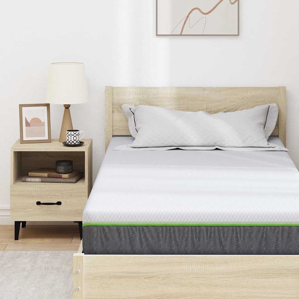 Colchão Branco, Cinza 120 x 200 cm Espuma