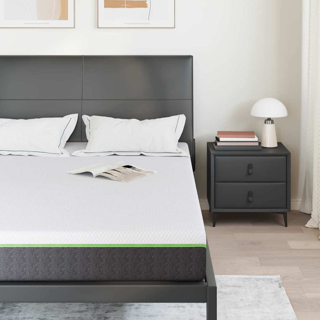 Colchão Branco, Cinza 140 x 200 cm Espuma