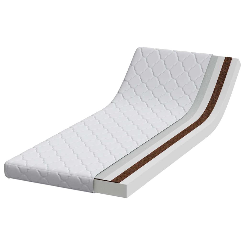 Colchão Branco 200 x 80 cm Espuma