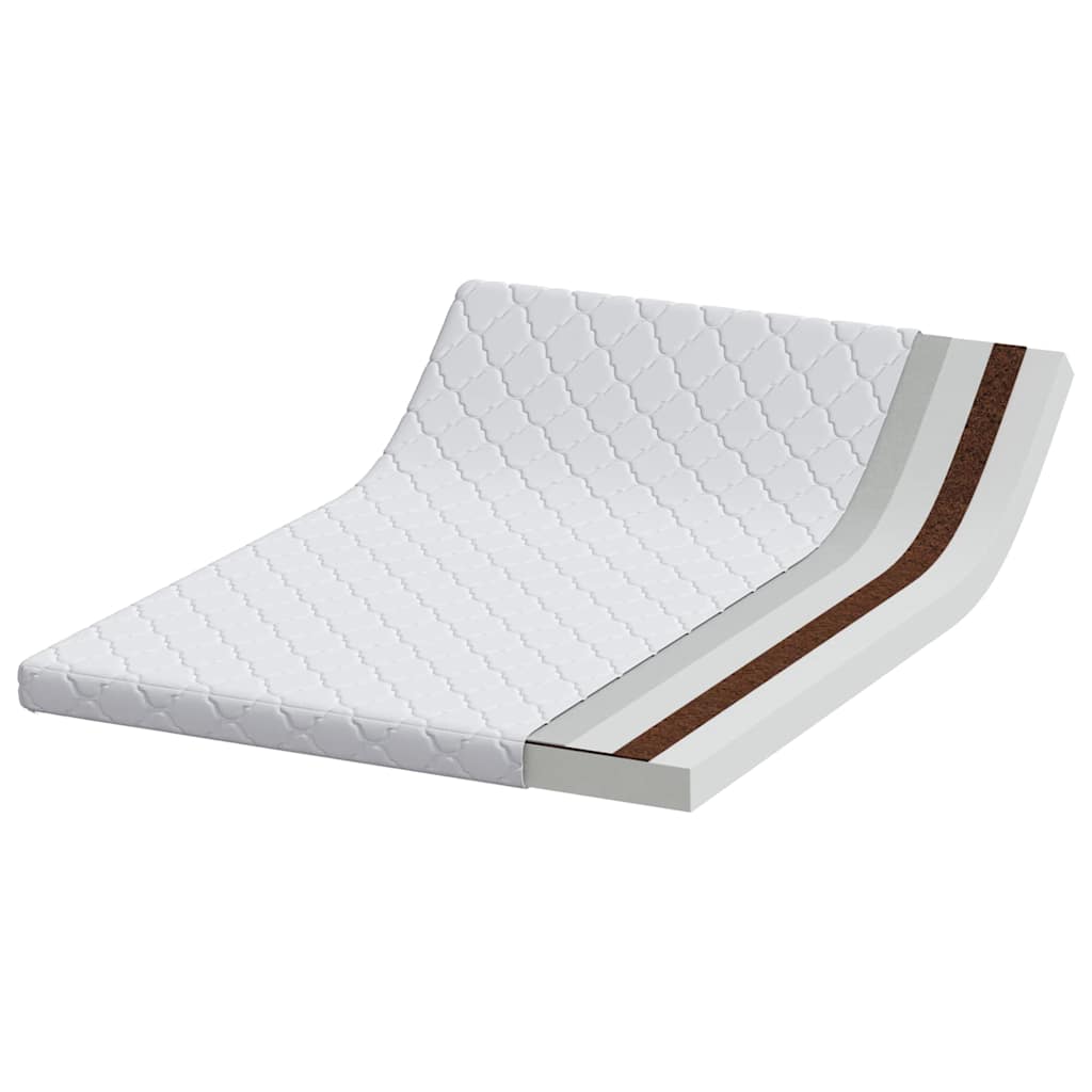 Colchão Branco 200 x 140 cm Espuma