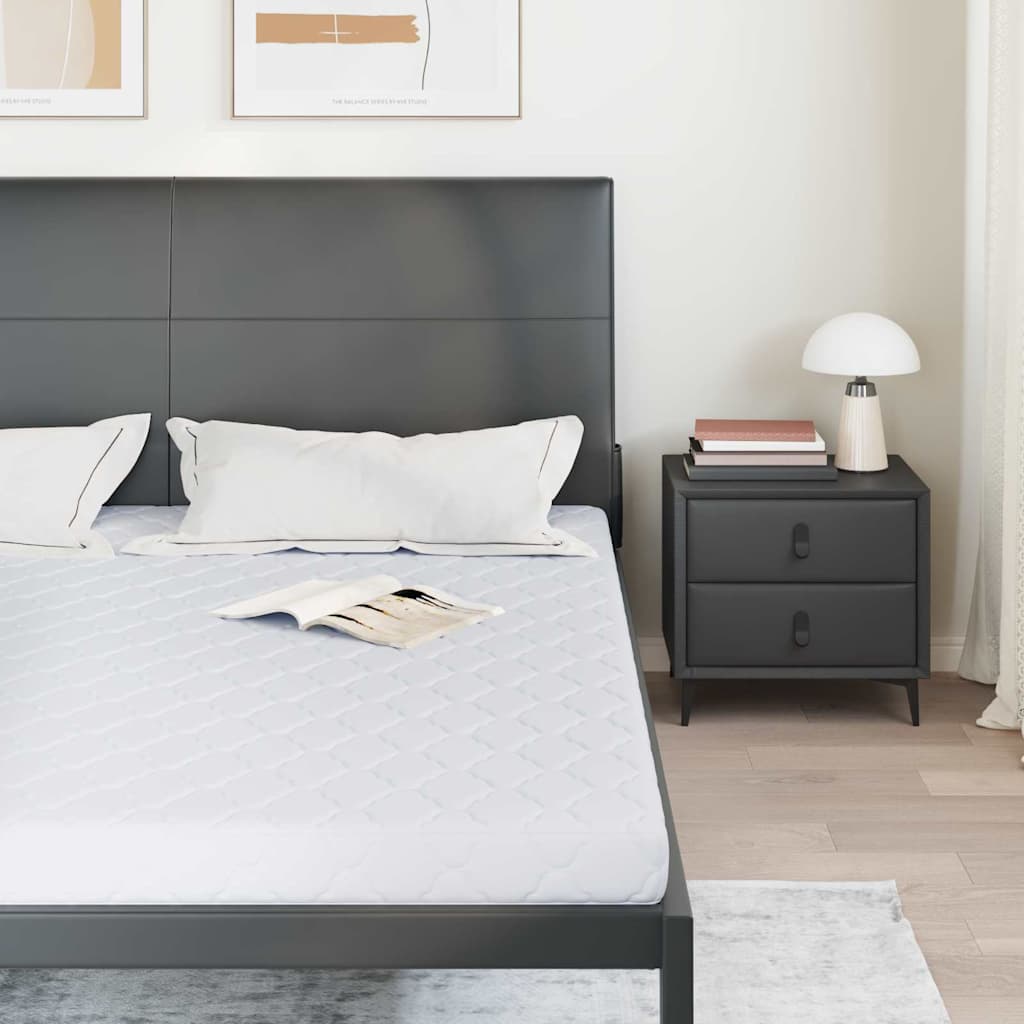 Colchão Branco 200 x 180 cm Espuma