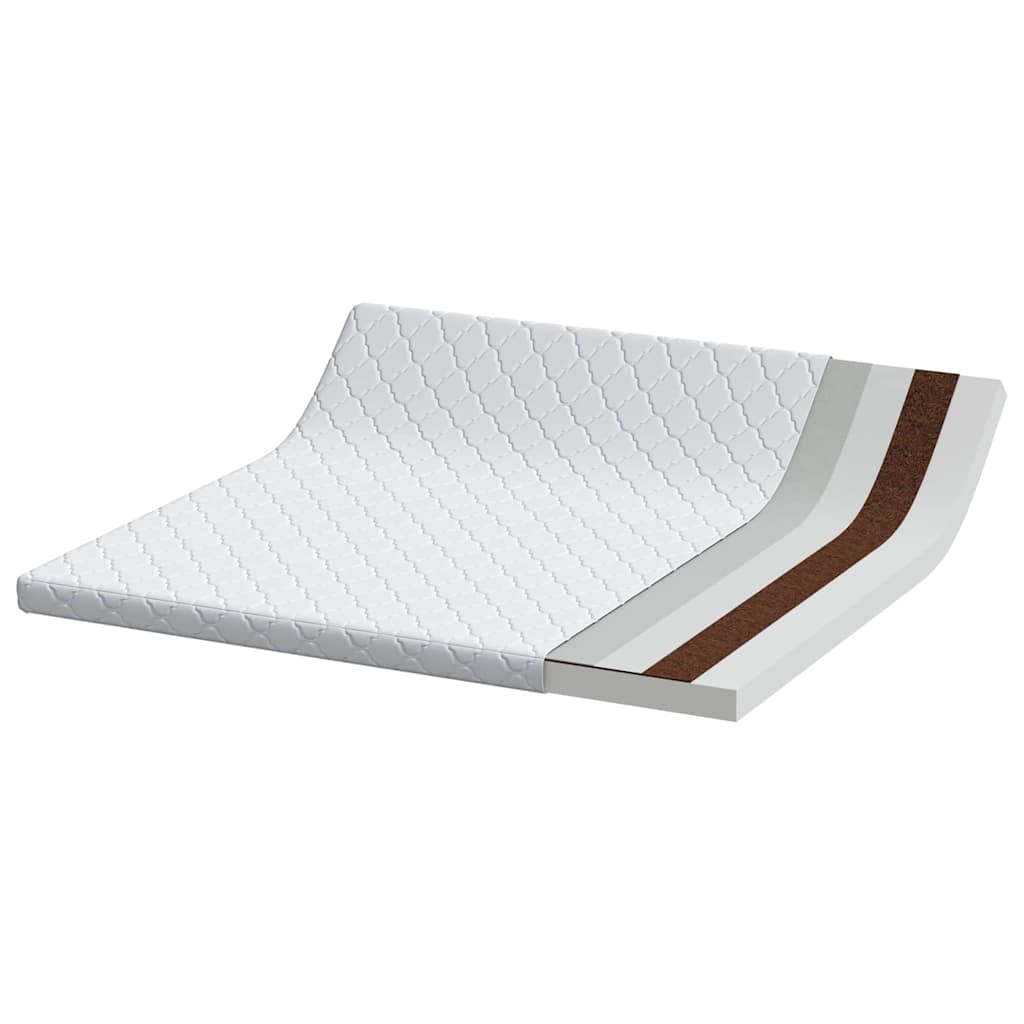 Colchão Branco 200 x 180 cm Espuma