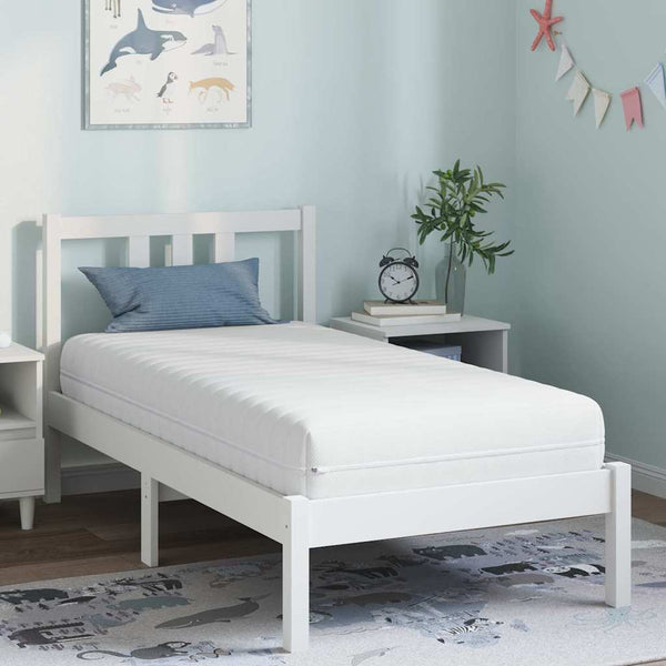 Colchão Branco 80 x 160 cm Poliéster