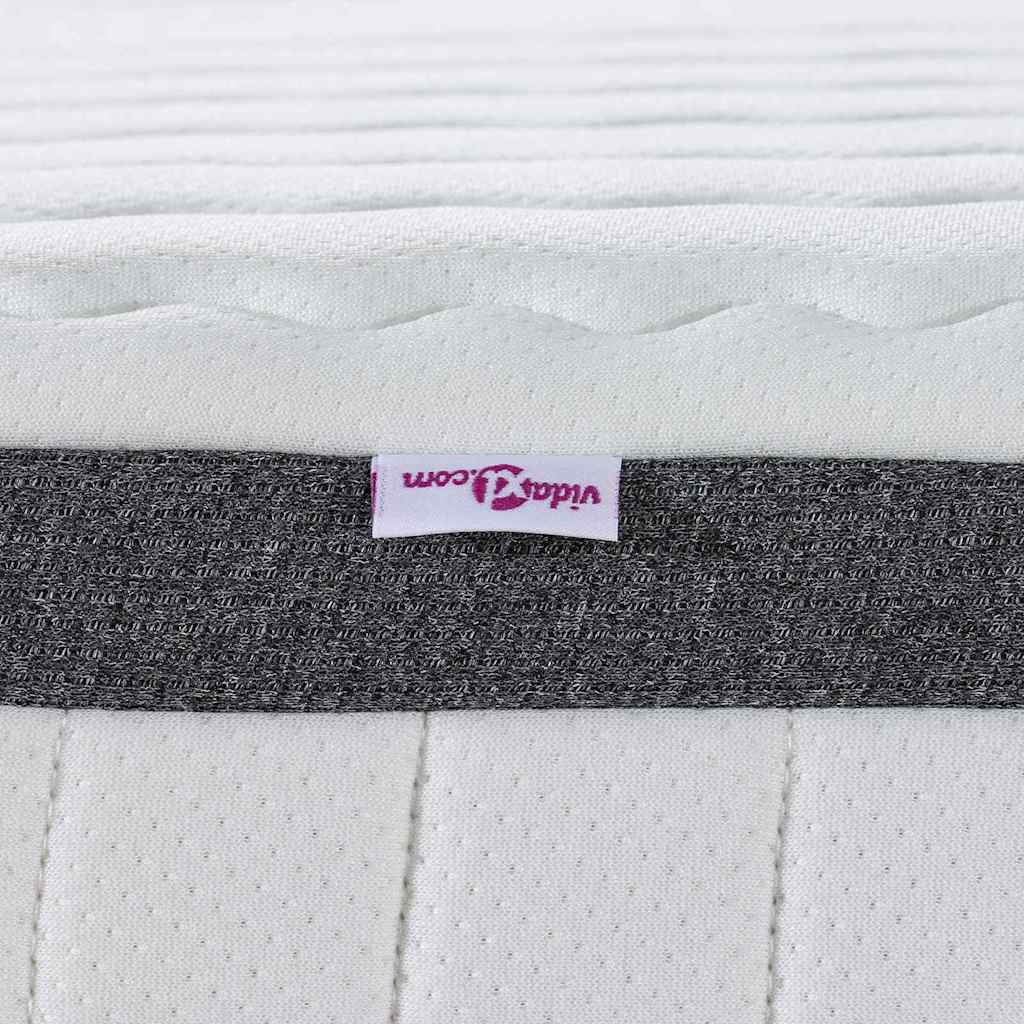 Colchão Branco, Cinza 90 x 190 cm Tecido Tricotado