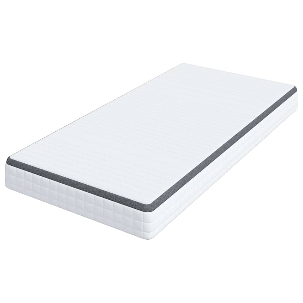 Colchão Branco, Cinza 90 x 190 cm Tecido Tricotado