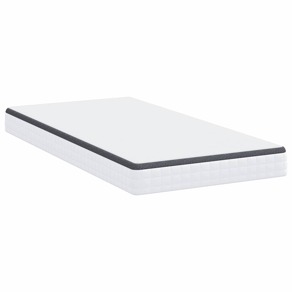 Colchão Branco, Cinza 90 x 190 cm Tecido Tricotado