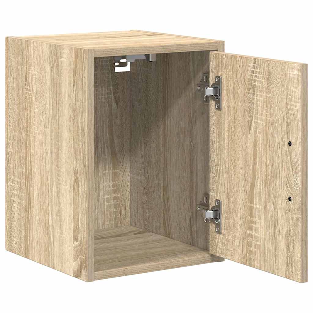 Armários de parede para garagem 2pcs derivados de madeira