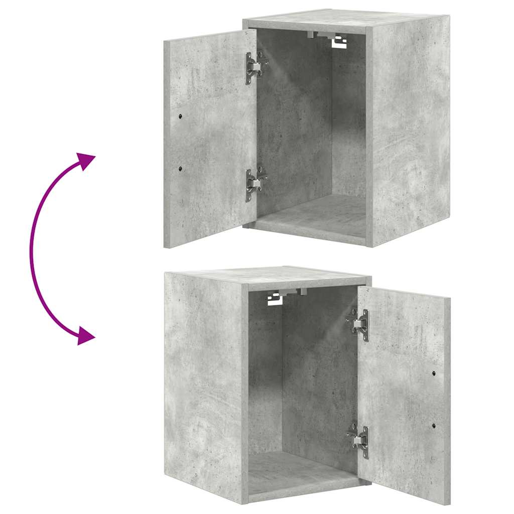 Armários de parede para garagem 2pcs derivados de madeira