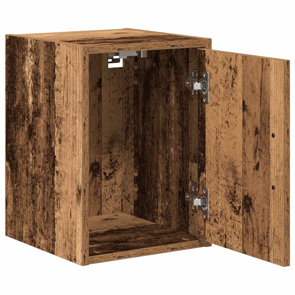 Armários de parede para garagem 2 pcs derivados de madeira