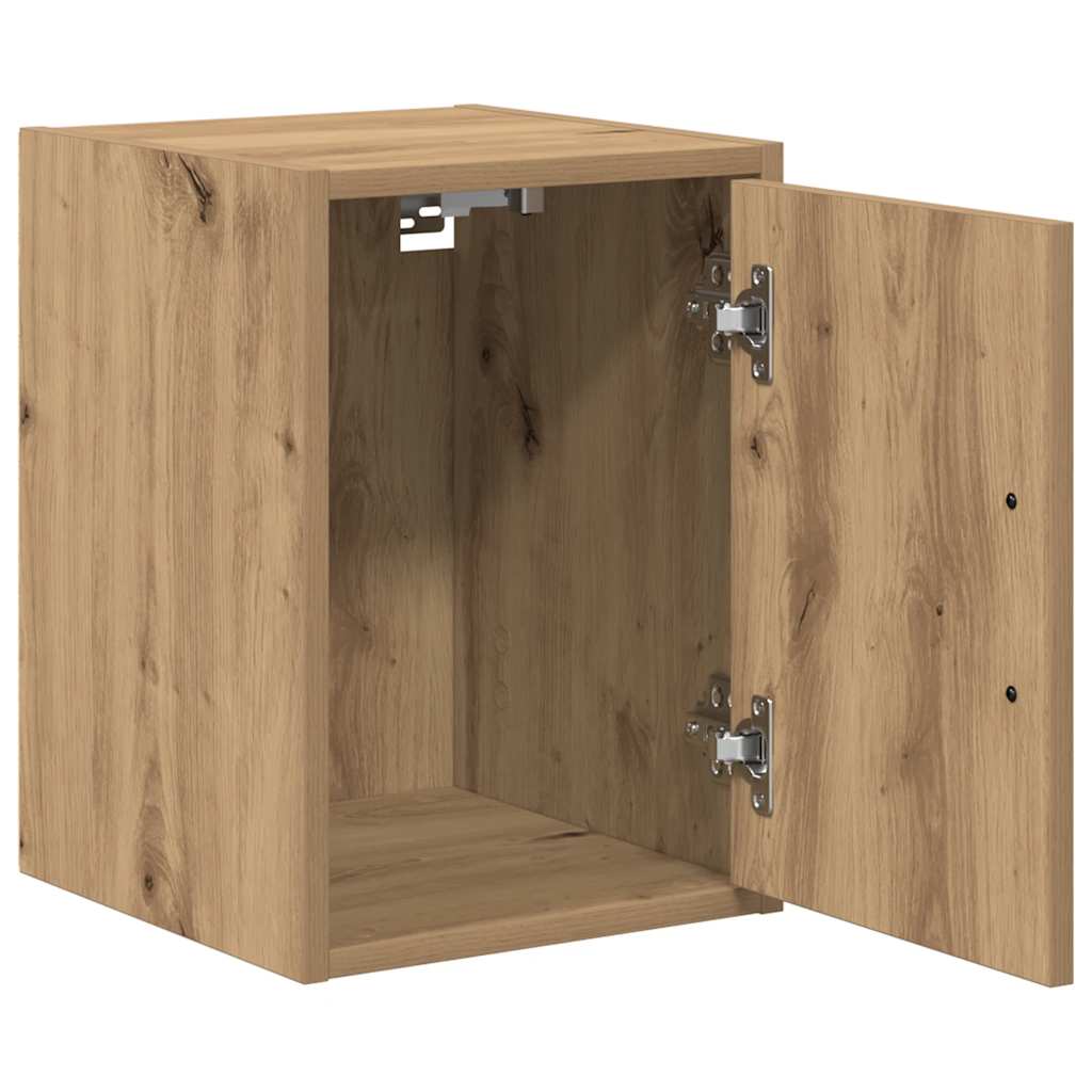 Armários de parede para garagem 2 pcs derivados de madeira