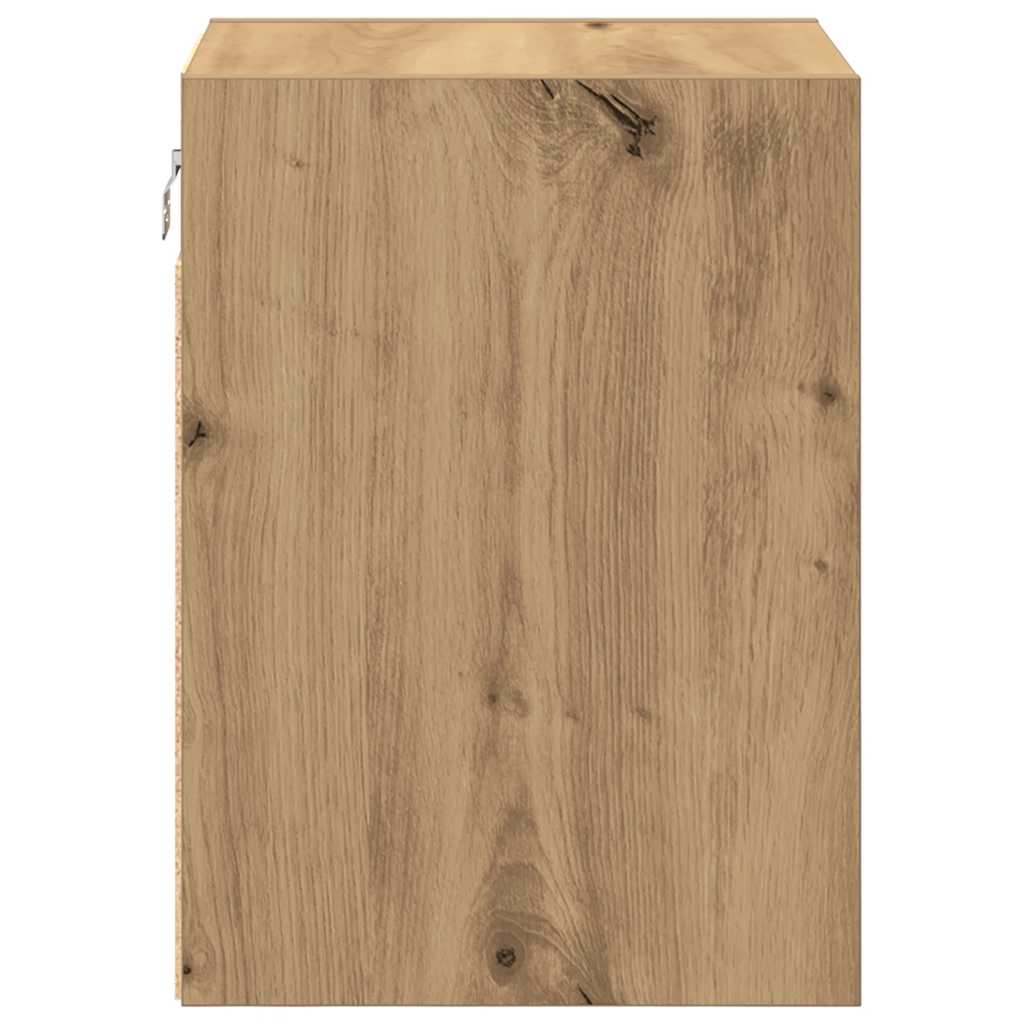 Armários de parede para garagem 2 pcs derivados de madeira