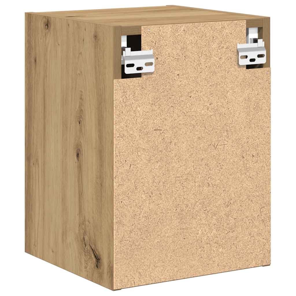 Armários de parede para garagem 2 pcs derivados de madeira