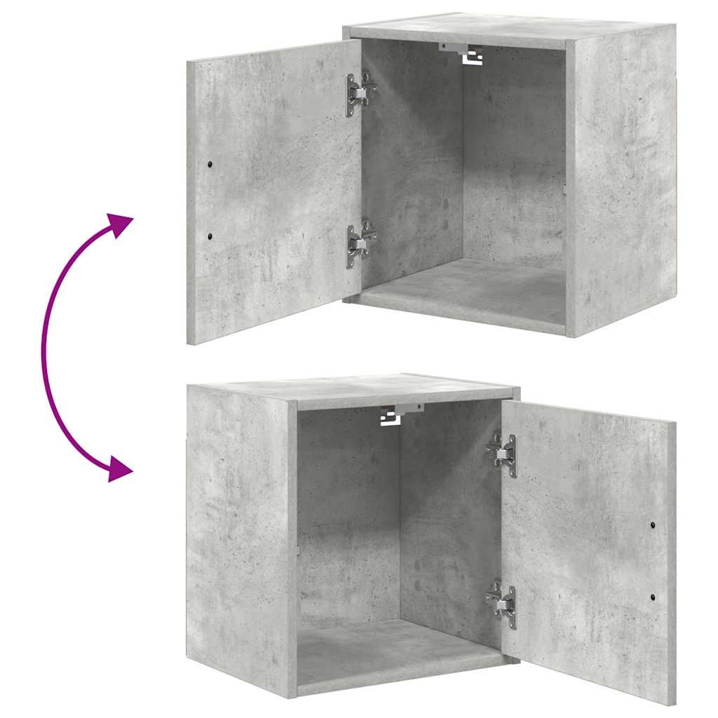 Armários de parede para garagem 2pcs derivados de madeira