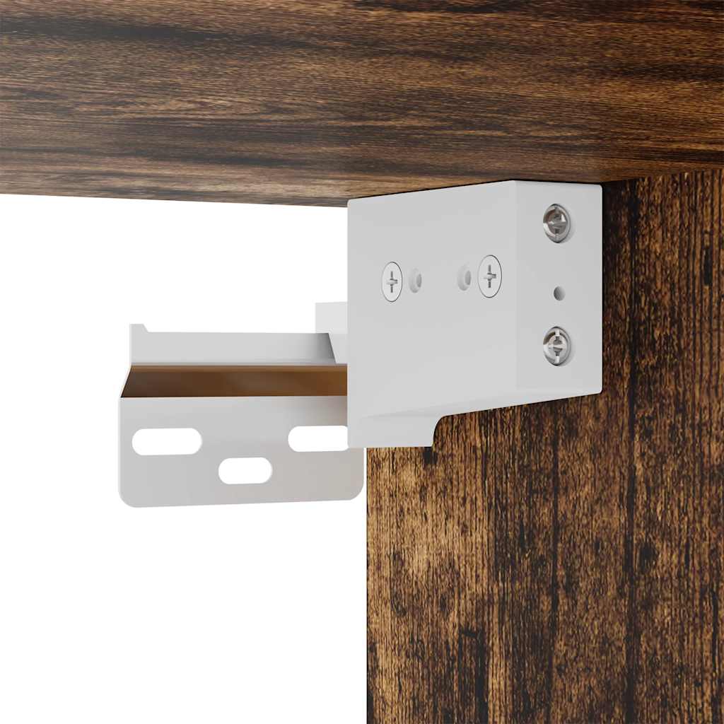 Armários de parede para garagem 2 pcs derivados de madeira