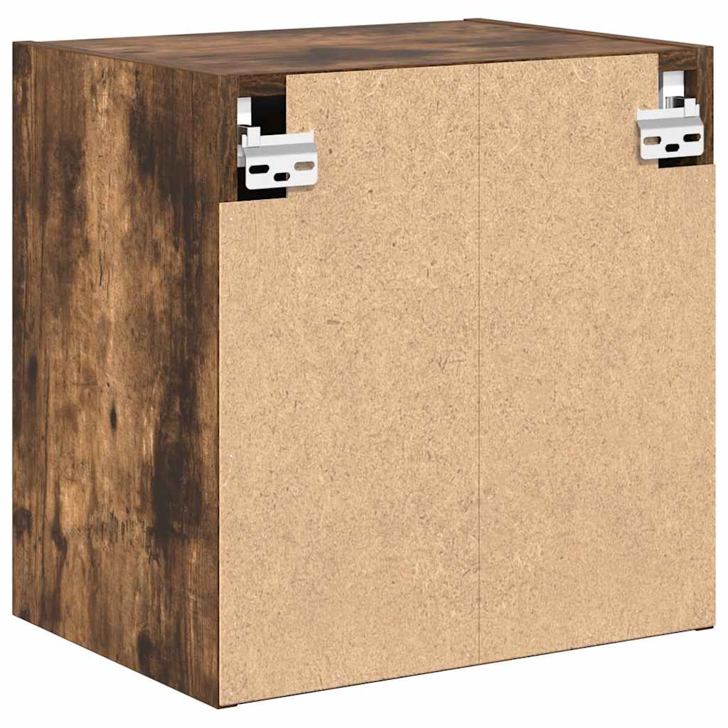 Armários de parede para garagem 2 pcs derivados de madeira