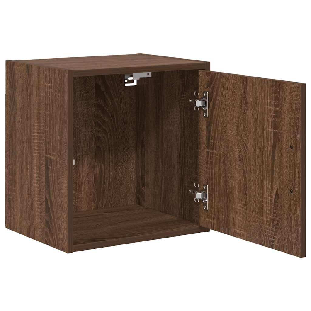 Armários de parede para garagem 2pcs derivados de madeira