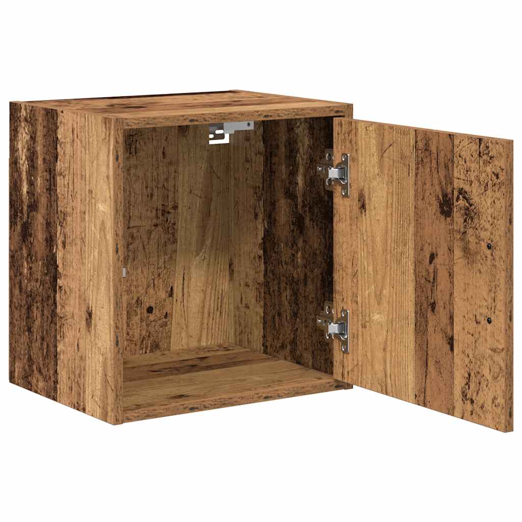 Armários de parede para garagem 2 pcs derivados de madeira