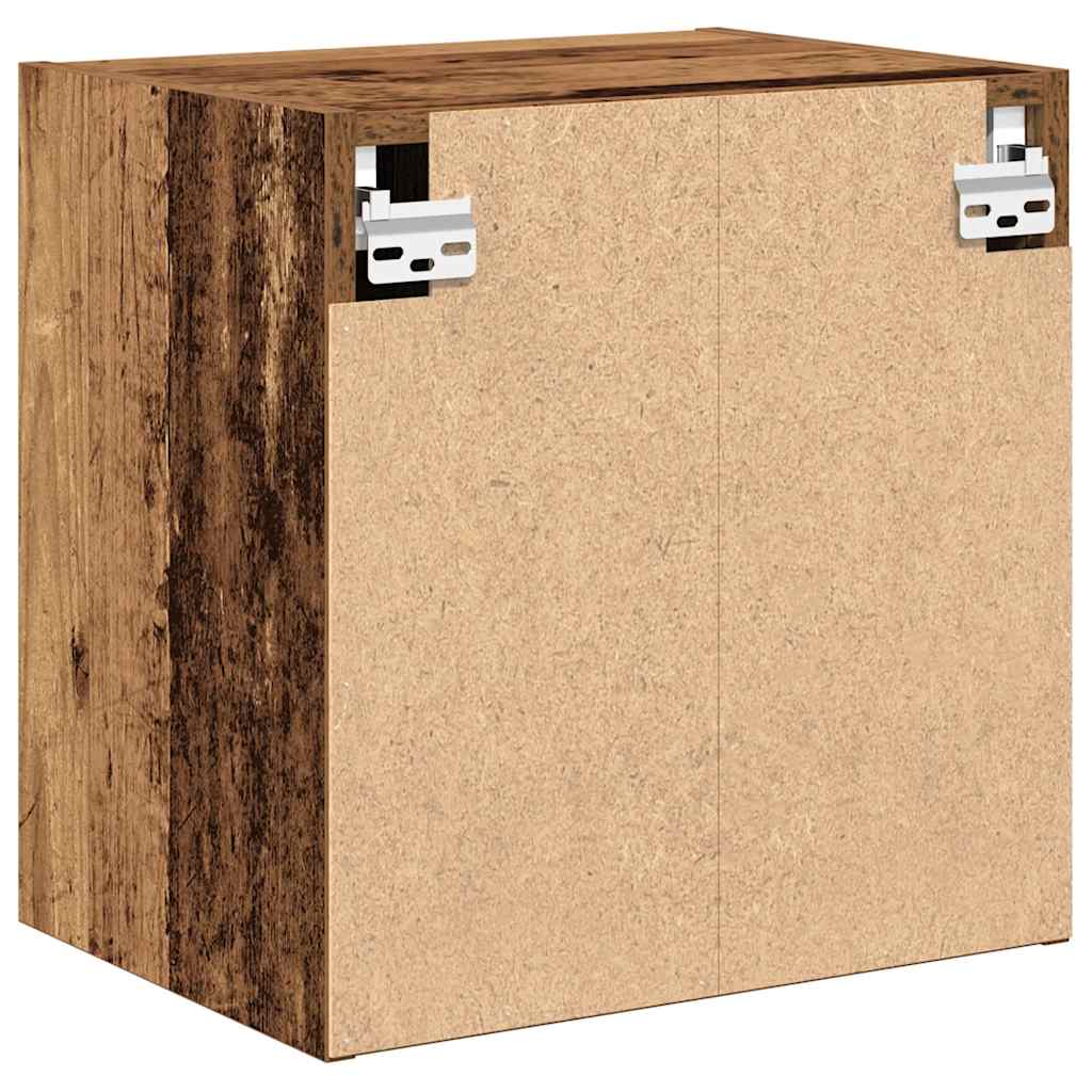 Armários de parede para garagem 2 pcs derivados de madeira