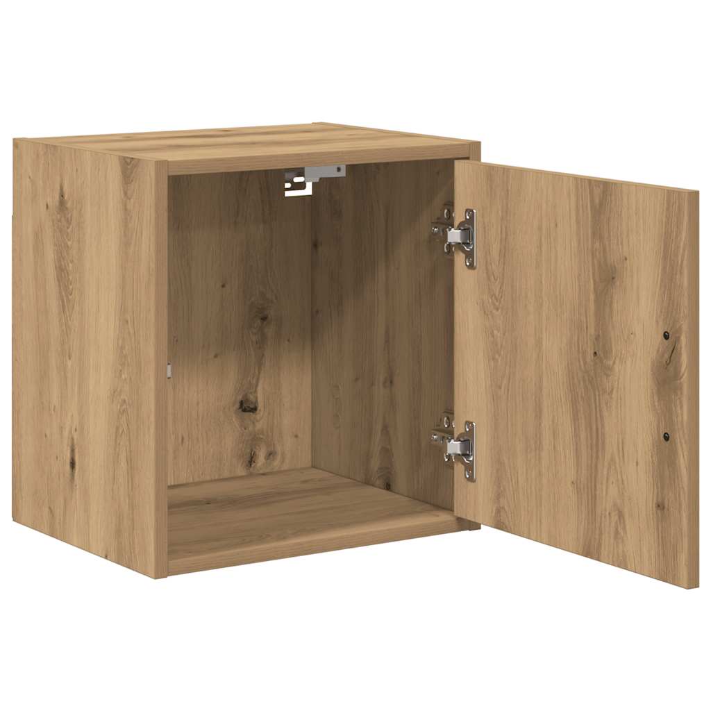 Armários de parede para garagem 2 pcs derivados de madeira