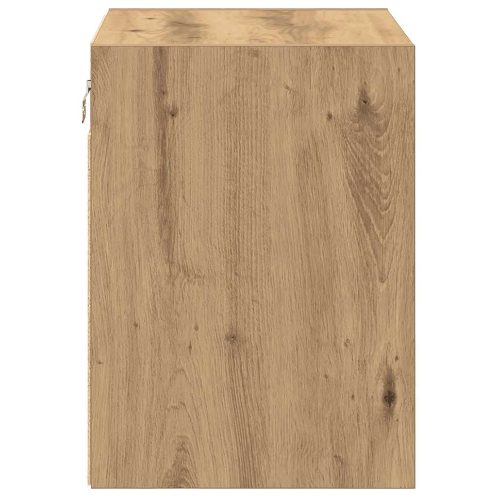 Armários de parede para garagem 2 pcs derivados de madeira