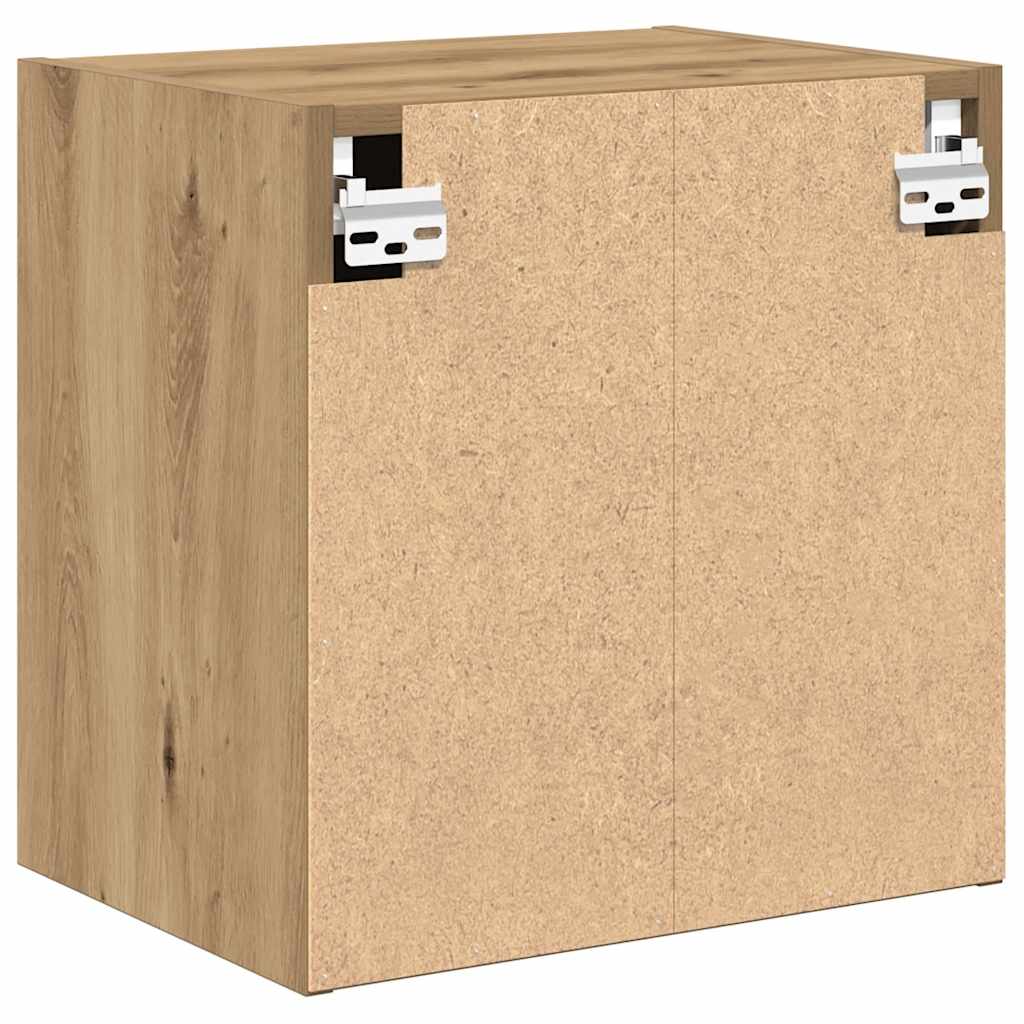 Armários de parede para garagem 2 pcs derivados de madeira