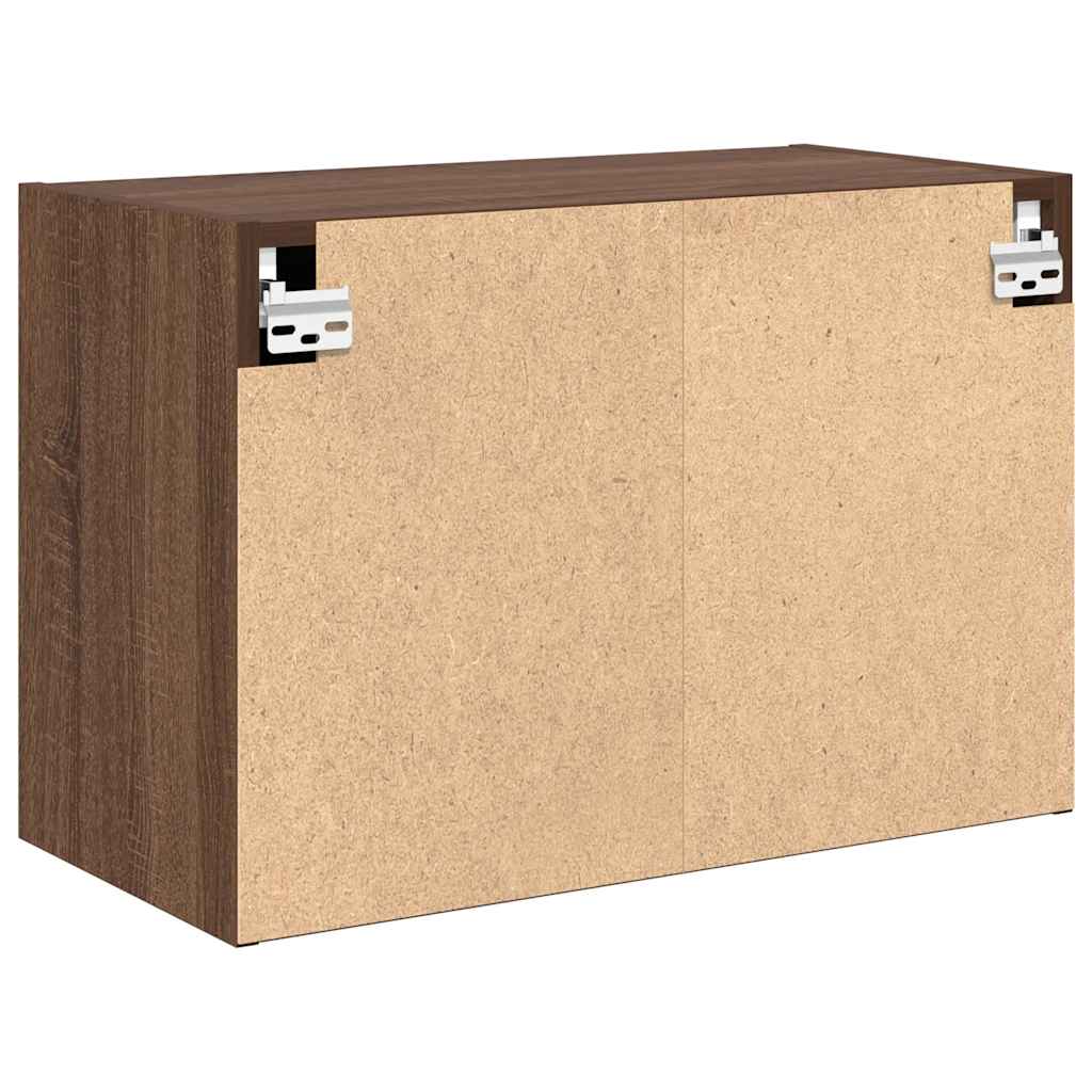 Armários de parede para garagem 2pcs derivados de madeira